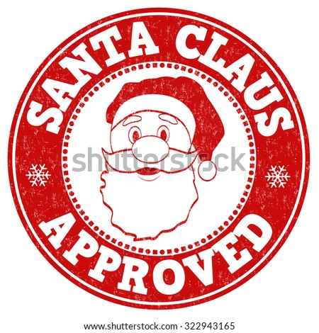 Santas Workshop Approved Grunge Rubber Stamp Stock Vector 322943192 ...