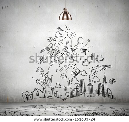 sketch drawing ideas on wall collage stock photo 151603724 sketch drawing ideas on wall collage stock photo 151603724