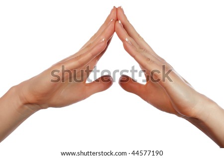 Combined Hands Forming Triangle Stock Photo 21954136 - Shutterstock