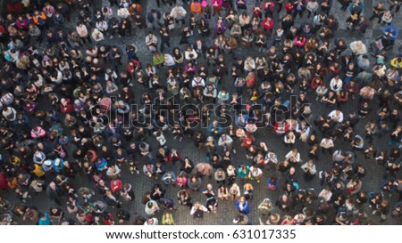 Crowd People Above Stock Photo 11115904 - Shutterstock