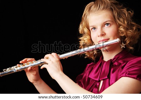 Child Playing Flute Stock Photos, Images, & Pictures | Shutterstock