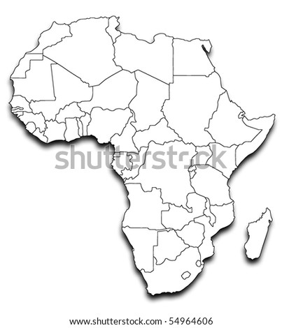 Physical Map Africa Stock Photos, Images, & Pictures | Shutterstock