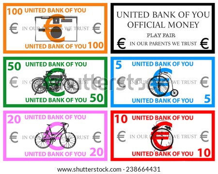 editable play money template