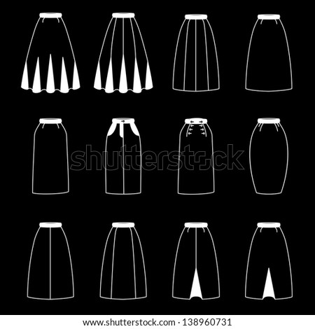 Hand Drawn Vector Clothing Set Isolated Stock Vector 466889102 ...