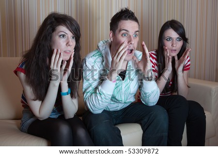 Shall agree Three friends on couch xxx can Phrase... super, Three friends on couch xxx