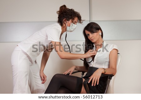 Bdsm soft peitsche Busty girl examined by doctor