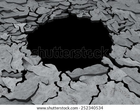 Shutterstock Cracked Letters