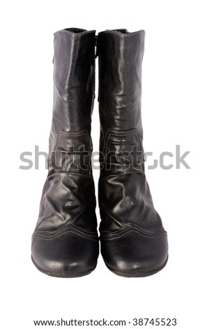 Pair Heavy Snow Boots On White Stock Photo 36945937 - Shutterstock