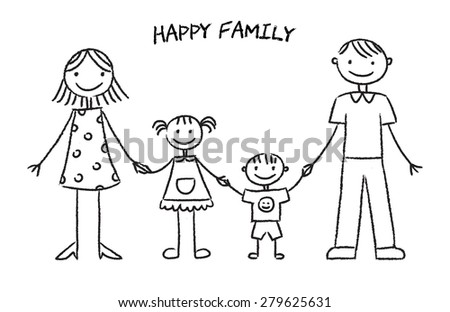 Family Sketch Stock Photos, Images, & Pictures | Shutterstock