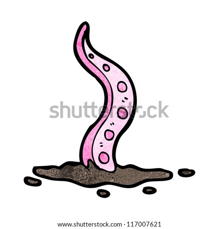 Cartoon Tentacle Stock Vector 117007621 - Shutterstock