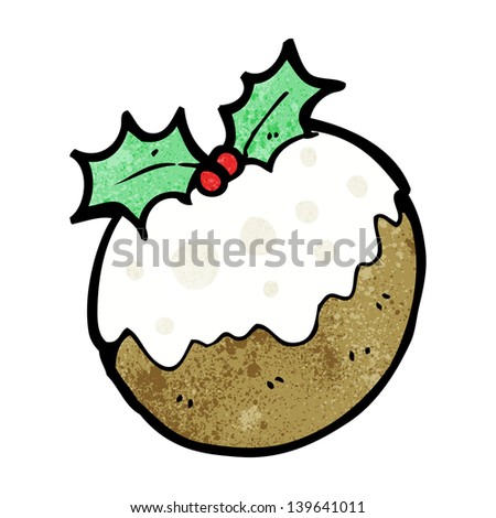 Drawing Christmas Pudding Stock Vector 79392925 - Shutterstock