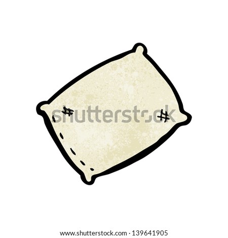 Cartoon Bed Pillow Stock Vector 103855667 - Shutterstock