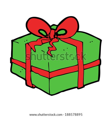 Cartoon Vector Illustration Gift Exchange Stock Vector 35910628