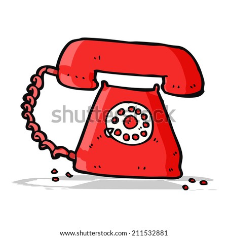 Cartoon Telephone Stock Illustration 97051997 - Shutterstock