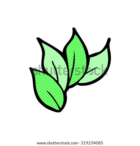 Cartoon Leaves Stock Illustration 319785929 - Shutterstock