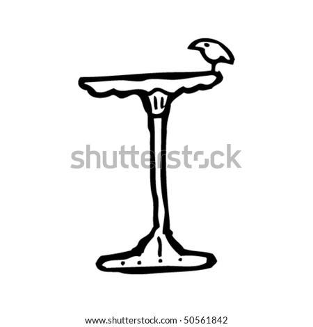 Bird Bath Drawing Stock Vector 50561842 - Shutterstock