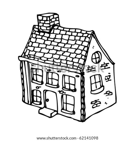 Old Farmhouse Cartoon Stock Illustration 95966698 - Shutterstock