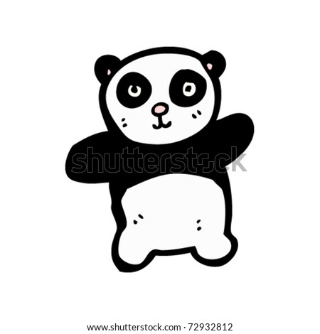 Happy Panda Cartoon Stock Vector 63147631 - Shutterstock