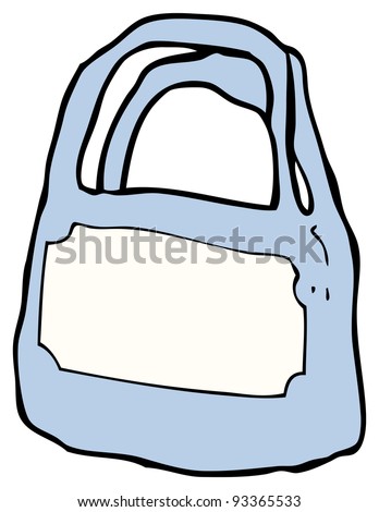 Cartoon Plastic Bag Stock Illustration 98554547 - Shutterstock