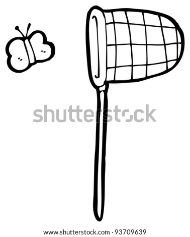 Quirky Drawing Fishing Net Stock Vector 49435384 - Shutterstock