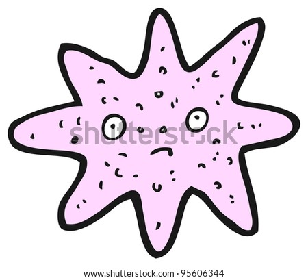 Fun Cute Cartoon Starfish Character Vector Stock Vector 406187908