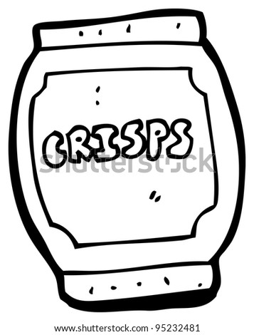 Bag Chips Drawing Stock Vector 50561839 - Shutterstock