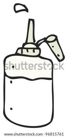Glue Bottle Cartoon Stock Illustration 96815716 - Shutterstock