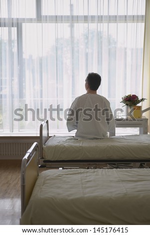 Hospital Bed Side View Hospital Bed Side View