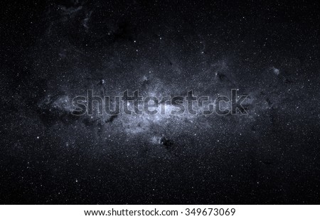 Beautiful night sky. Elements of this image furnished by NASA