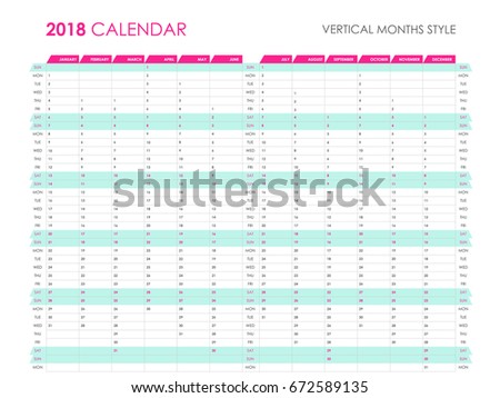 personal calendar 2018