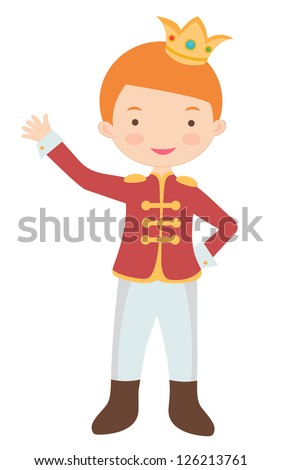 Illustration Cute Little Prince Stock Vector 126213761 - Shutterstock