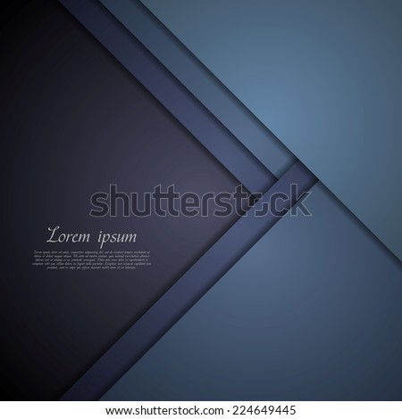 Dark blue corporate tech art. Vector material background