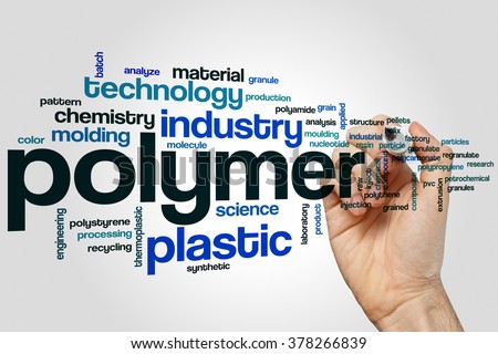 Polymer word cloud concept