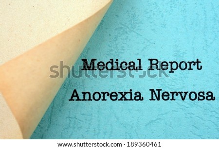 report on bulimia nervosa report on bulimia nervosa
