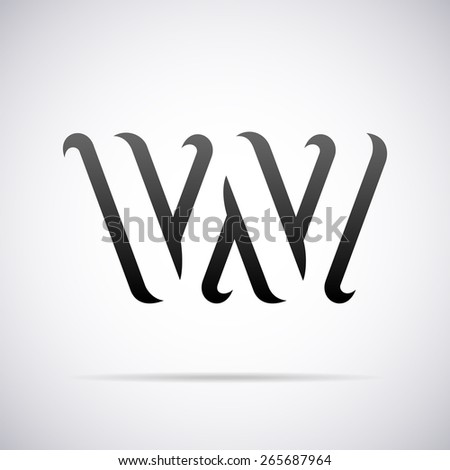 letter w template