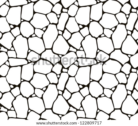 Stones Seamless Pattern Vector Stock Vector 122809717 - Shutterstock