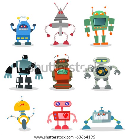 Cartoon-robot Stock Images, Royalty-Free Images & Vectors | Shutterstock