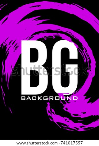 Abstract Simple Poster Template With Purple Splash Vector Graphic Cover Abstract Simple Poster Template With Purple Splash Vector Graphic Cover