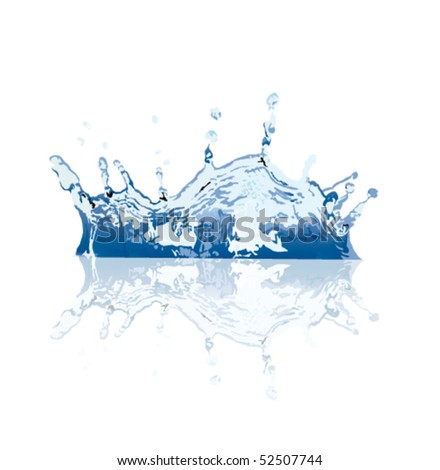 Water Splash Stock Vector 52507744 - Shutterstock