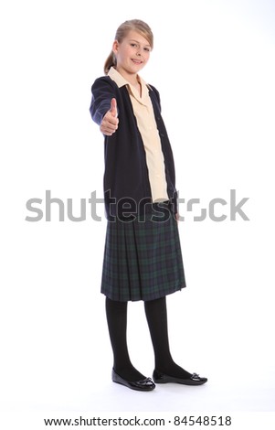 Happy Smile Beautiful Teenage High School Stock Photo 84548521 ...