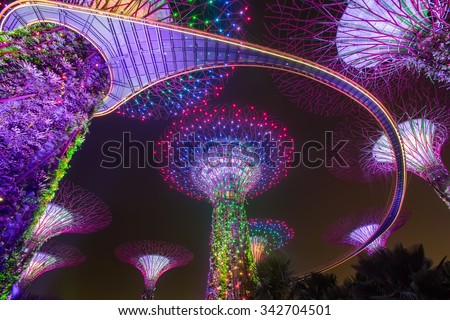 Garden By The Bay Night gardensthe bay stock images, royalty-free images & vectors Garden By The Bay Night gardensthe bay stock images, royalty-free images & vectors