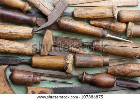 Old Woodworking Tools Stock Photo 107886872 - Shutterstock