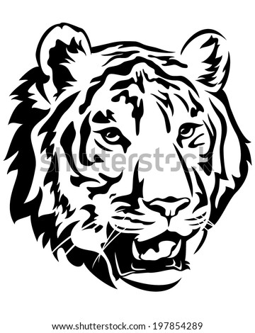 Tiger Face Stock Vectors & Vector Clip Art | Shutterstock