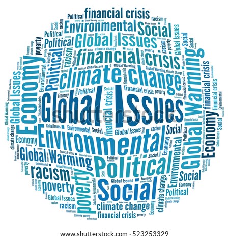 Global Issues Word Collage Stock Illustration 111473765 - Shutterstock