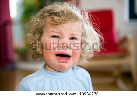 little child is crying