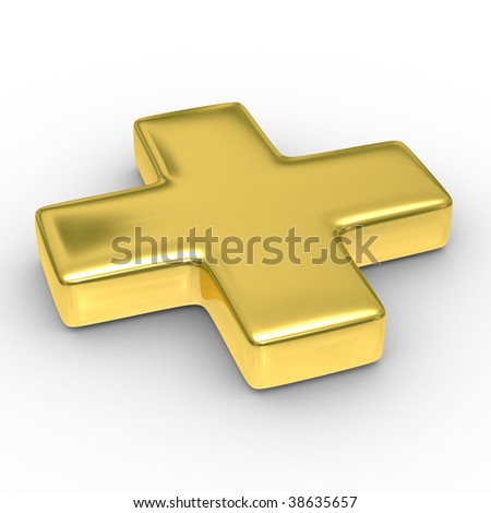 Sign Plus On White Background Isolated Stock Illustration 37715050 ...