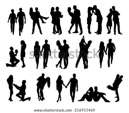 Black Couple Silhouette Stock Photos, Images, & Pictures | Shutterstock