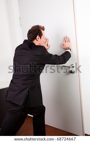 Man Closing Door Stock Photos, Images, & Pictures | Shutterstock