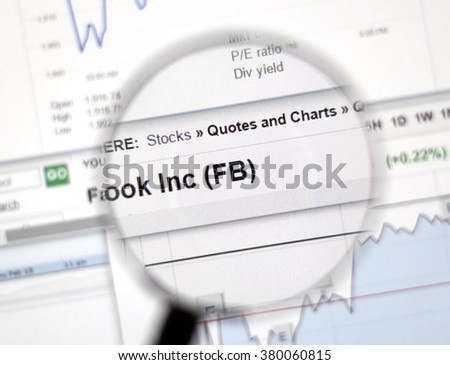Facebook Stock Quotes Adorable Montreal Canada February 2016 Fb Facebook Stock Photo 380042632 Facebook Stock Quotes Alluring Montreal Canada February 2016 Fb Facebook Stock Photo 380042632