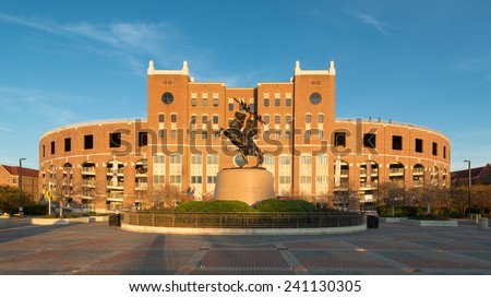 How many rows are there in Doak Campbell Stadium?